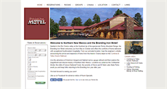 Desktop Screenshot of brandingironmotel.com
